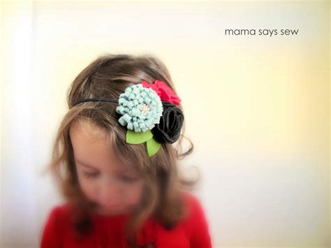 Mama Says Sew Christmas Headband Tutorial And Pattern
