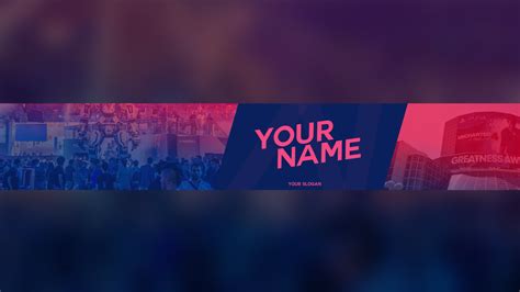 Free Gaming Vlogging Youtube Banner Pack Template