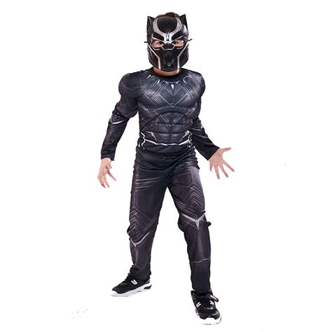 Black Panther Costume For Boys Pkaway