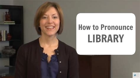 K as in key (k.iy) ; How to pronounce LIBRARY - American English Pronunciation ...
