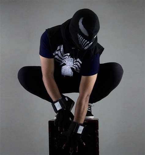 Suit Venom Web Shooter Mask Gloves Etsy