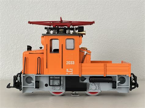 Lgb 2033 Schoema Electric Work Locomotive Orange G Scale Ebay