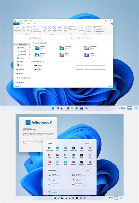 New Windows 11 File Explorer And Start Menu By Protheme On Deviantart