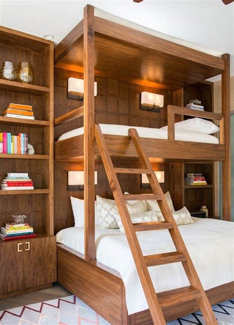 The double bunk beds work beautifully. Pin by Le R on Cabin.... | Adult loft bed, Adult bunk beds ...