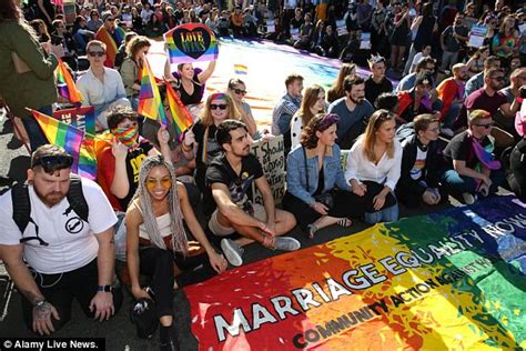 Gay Marriage Plebiscite Legalise Equality Next Year Daily Mail Online