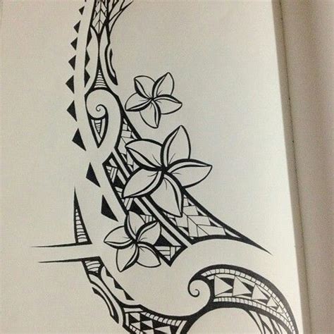 Free vector polynesian flower greeting card set. Picture Tattoos: A Modern Body Art | Hawaiian tattoo ...
