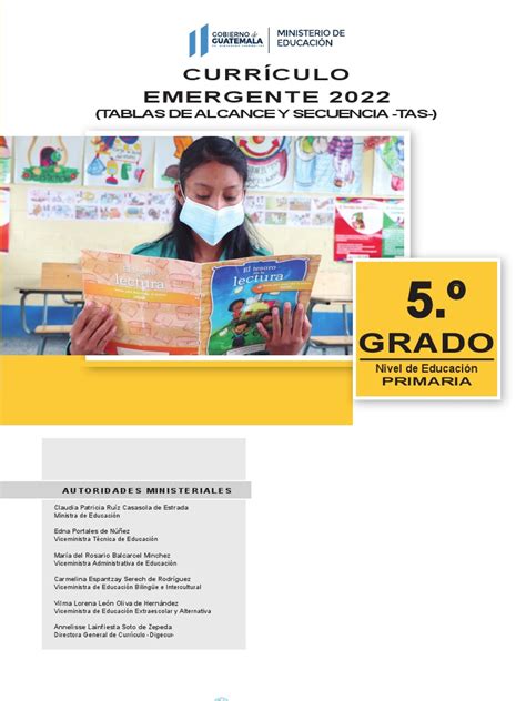 Curriculo Emergente Quinto Primaria Pdf