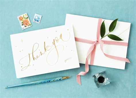 The Etiquette Of A Thank You Note Papier Lenzo