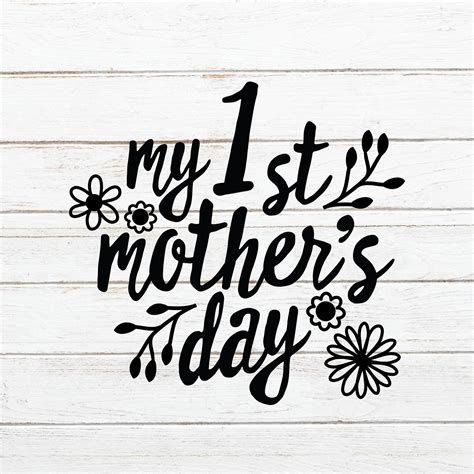 My 1st Mothers Day Crafty Cutter Svg