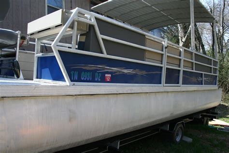 Boat Restoration Pontoon Pontoon Boat