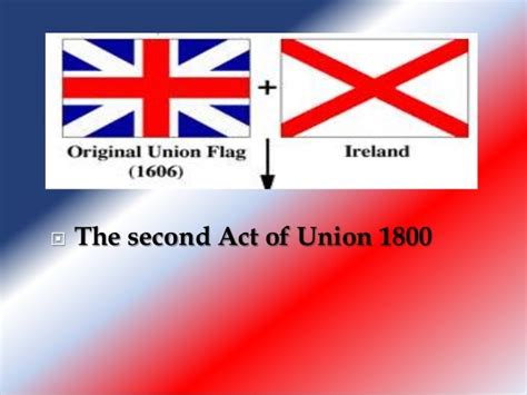 Act Of Union Flags