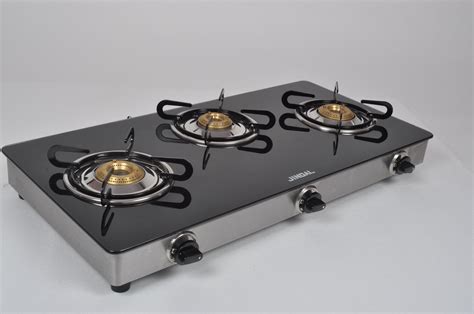 Three Burner LP Gas Stove For Kitchen Rs Piece Jindal Home