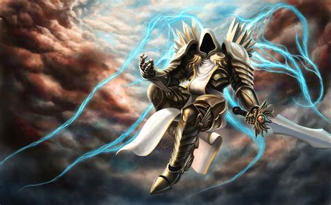 Tyrael Diablo Iii Demons Warriors Armor Swords Hd Wallpaper