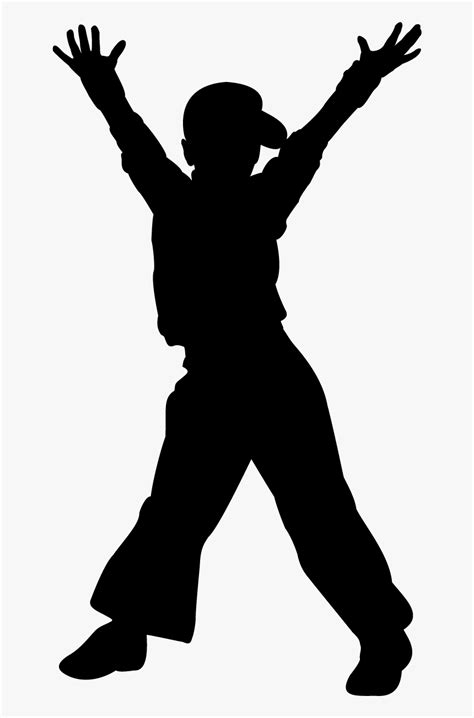 Silhouette Hip Hop Dance Hip Hop Boy Dancer Silhouette Hd Png