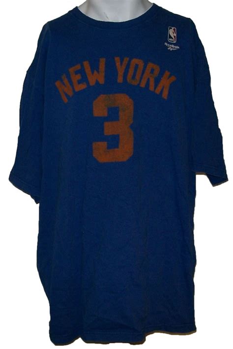 Get the latest new york knicks rumors on free agency, trades, salaries and more on hoopshype. NY Knicks #3 Marbury NBA Basket T-Shirt: XXL - Sport ...
