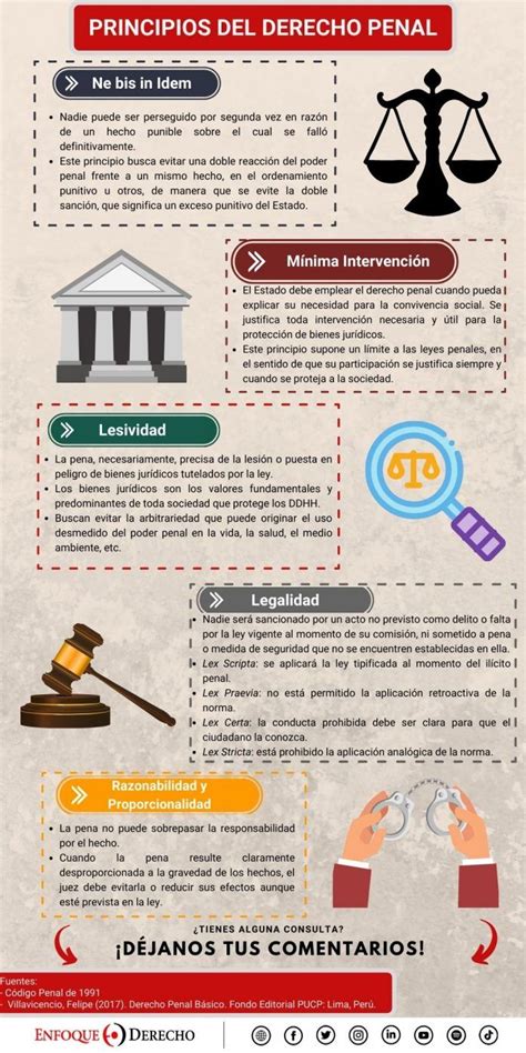 Infograf A Principios Del Derecho Penal Enfoque Derecho El Portal