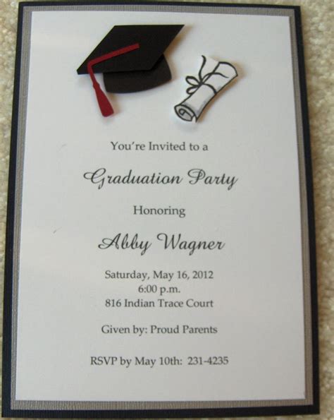 Everyone knows that graduation is certainly a significant achievement and it should be treated as such. graduation invitations - Google Search | Graduation | Pinterest | Graduation party invitations ...