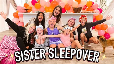 Sleepover With My Sisters In My New House Youtube