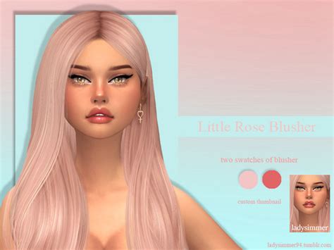 The Sims Resource Little Rose Blusher
