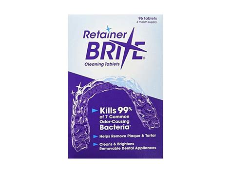 Retainer Brite Cleaning Tablets 96 Count Ingredients And Reviews