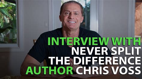 Never Split The Difference Interview With Author Chris Voss Youtube