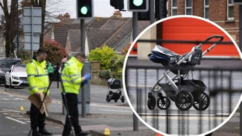 man charged over hit and run as woman fights for her life after pushing pram out the way of