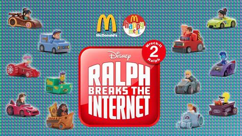 2018 Wreck It Ralph 2 Disney Ralph Breaks The Internet Happy Meal