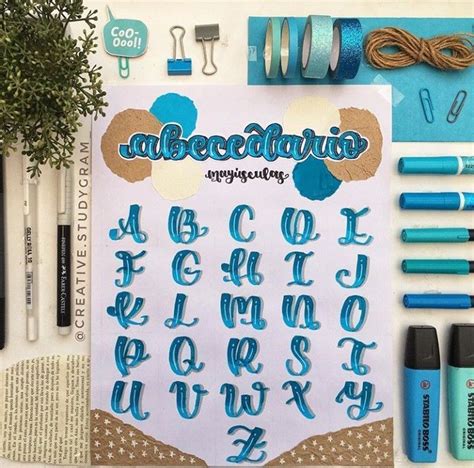 Lettering En 2020 Tipos De Letras Abecedario Letras Del