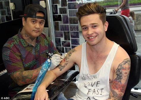 When it comes to get an armband tattoo you could choose to do it at different parts of your arm, and these designs can easily translate into wrist and ankle band. Reece Mastin on Tattoo Tales jokes about new ink of his grandfather | Daily Mail Online
