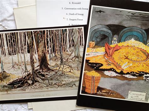 Tolkien Cards Original 1975 Series Art By Jrr Tolkien The Solitary