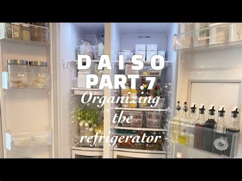 ENG DAISO 다이소7탄 자꾸만 열어보고 싶은 심플한 냉장고 정리법 그 외 냉장고정리 추천템 냉동실정리