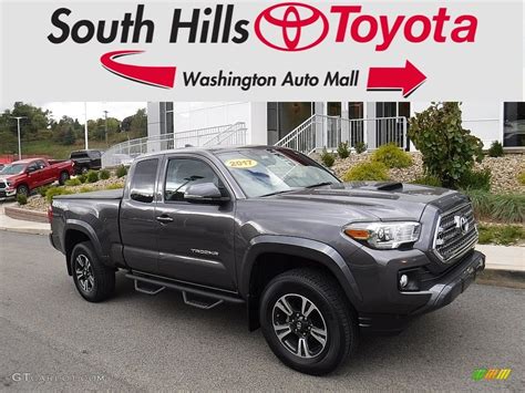 2017 Magnetic Gray Metallic Toyota Tacoma Trd Sport Access Cab 4x4