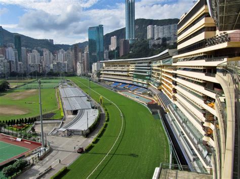 Happy Valley Racecourse In Hong Kong Hong Kong Jockey Club Happy Valley Racecourse China