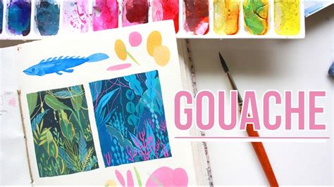 How To Do Gouache Painting Touch Paint