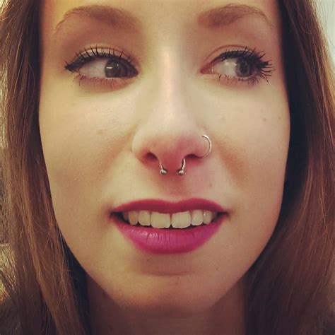 How to use nostril in a sentence. 55+ Wonderful Septum Piercing Images