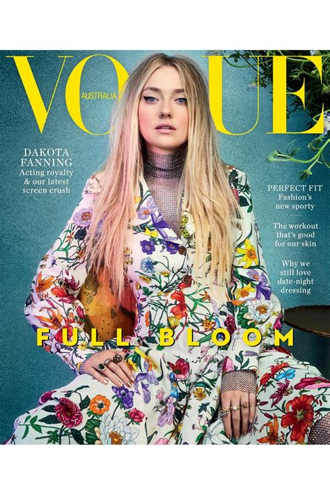 Dakota Fanning In Vogue Magazine Australia February 2018 Hawtcelebs
