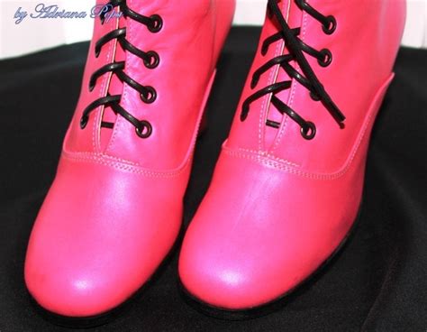 pink shoes pink boots barbie boots victorian boots etsy