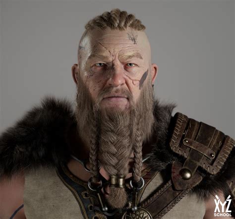 Viking Cinematic Character Creation Course For Xyz School Artem