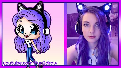 How To Draw Ldshadowlady Cute Easy Fun2draw Online Drawing