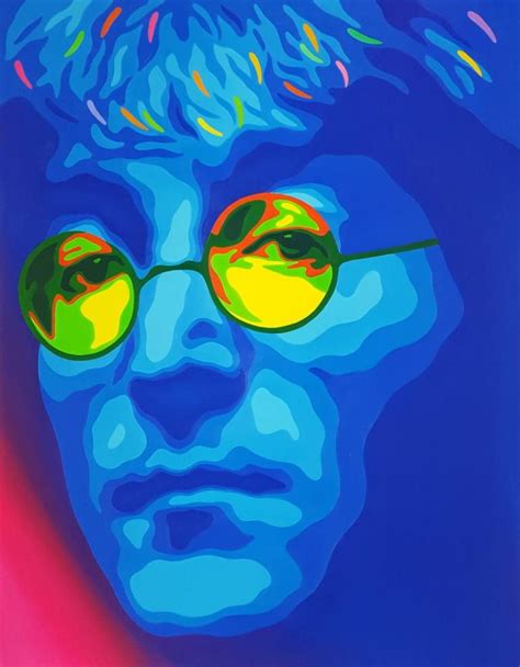 Saatchi Art Artist Jiyoung Kim Painting John Lennon Art Ritratti
