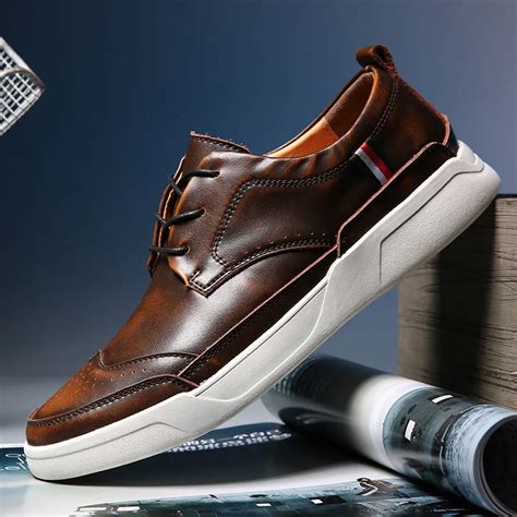 Buy 2018 High Quality Men Leather Shoesmen Casual