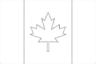 Bandera de Canadá para colorear COLOREA TUS DIBUJOS