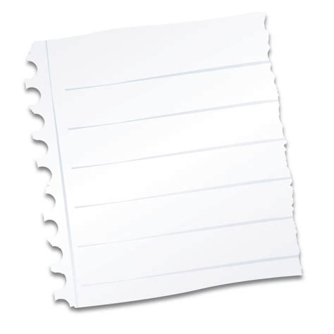 Notebook Paper Scrap Great Powerpoint Clipart For Presentations