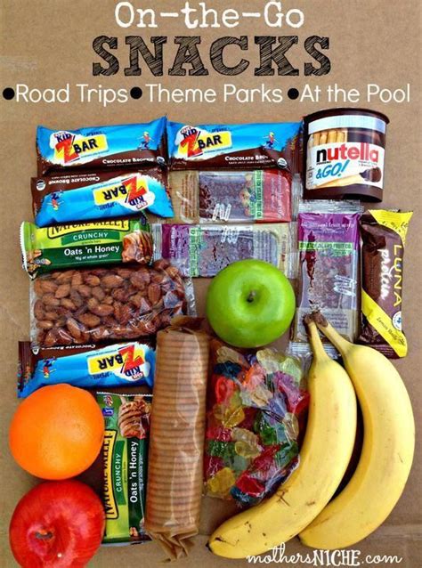 Our list of healthy road trip snacks will keep everyone happy and save room for yummy local treats! This is a great resource of on-the-go snacks for our ...
