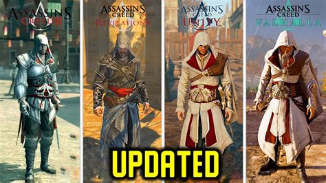 Ezio S Outfit In Every Assassin S Creed Game Pc Officially Released