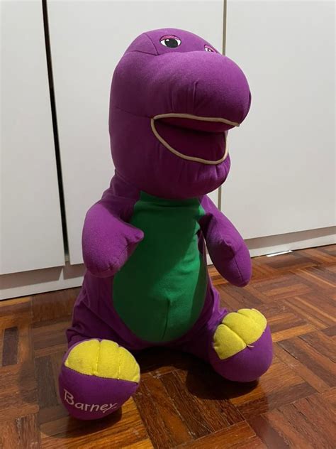 Barney The Dinosaur Soft Toy Hobbies And Toys Toys And Games On Carousell