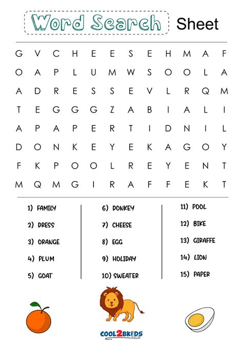 Easy Word Find Printable Easy Word Searches Image Sofia6