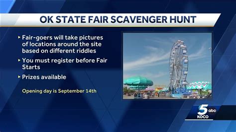 Oklahoma State Fair To Provide Scavenger Hunt Youtube