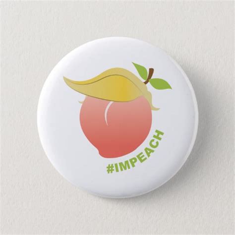 Impeach Trump Peach Button