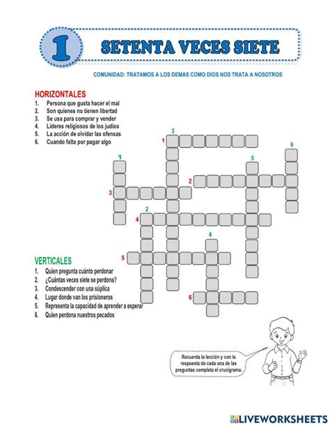 Crucigrama Online Exercise For Primarios Crossword Puzzle Crossword
